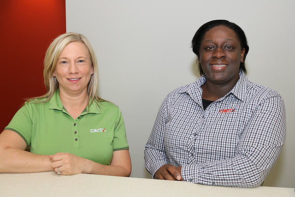 Misti and Latasha- Office staff